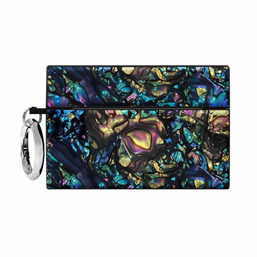 🌈 FLAUNT Square AirPods Pro Case - 1st and 2nd Generation Abalone Shell
